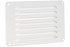Nedco schoepenrooster alu. 220 x 150 mm wit