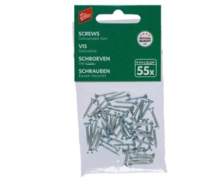 Ellen tochtstripschroeven verzinkt 2,5x16mm - zakje 55 stuks
