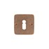 Dauby sleutelrozet - Pure 50Q - ruw brons