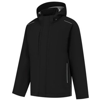 Tricorp Winter Tech Shell Accent zwart-grijs 4XL