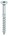HECO TOPIX-plus schroeven - platkop verzinkt - 6x150/72 mm - PZ3 - deeldraad - 100 st