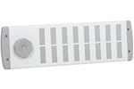 Nedco schuifrooster alu.wit 300 x 90 mm met draaiknop