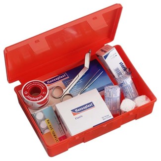 verbandtrommel-b met extra veel pleisters