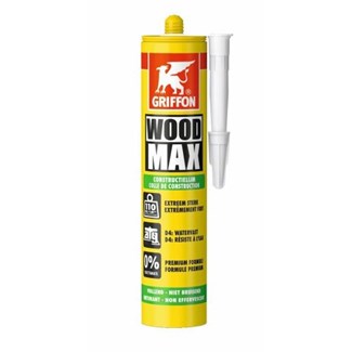 Griffon houtconstructielijm - WoodMax D4 - SM-Polymeer - 380 gram - 6311124