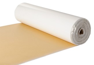Ivana stucloper - bruin/wit - breed 135 cm - rol à 60 m² - 50328