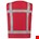 Tricorp Reflectievest 453014 - Fluor Rood - maat XL / XXL