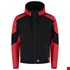 Tricorp Softshell Capuchon Bicolor Redefined 406118 Black/Brightred - maat XS