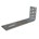 Gebr. Bodegraven muurplaathoek - 120x290mm - 70x10mm - verzinkt