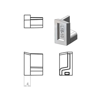 Elton eindkapjes - AS-25-10 - B3-30