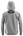 Snickers Workwear fleece hoodie - 8041 - Flexiwork - grijs/zwart - maat S