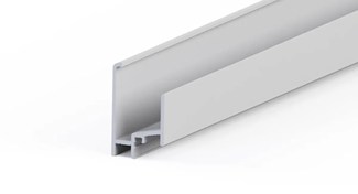 Luvema Aanslagprofiel LU-B4.30.G geanodiseerd - 5000 mm