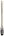 SAM radiatorkwast - varkenshaar - 2" - 50 mm - houten steel