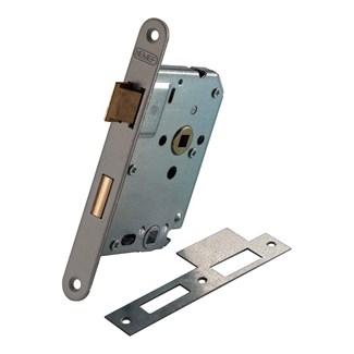 Nemef vrij- en bezetslot - incl. beslag - WC63/8 mm - doornmaat 50 mm - 1264/94 blister