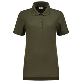 Tricorp Casual 201006 Dames fitted poloshirt Legergroen maat S