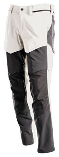 MASCOT Customized Broek kniezak - 22379-311 - wit/steengrijs - 82C49