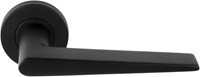 Formani deurkruk LBXXIH - BASICS - geveerd op rozet - mat zwart