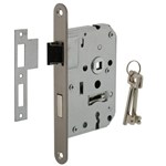 Intersteel dag- en nachtslot - doornmaat 50 mm - klavier - 55mm - RVS geborsteld