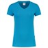 Tricorp dames T-shirt V-hals 190 grams - Casual - 101008 - turquoise - maat M