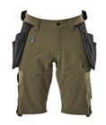 Mascot Advanced short - 17149-311 - afritsbare spijkerzakken - mosgroen - maat C52