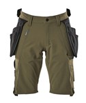 Mascot Advanced short - 17149-311 - afritsbare spijkerzakken - mosgroen - maat C52