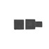 Dauby meubelknop - Pure PQ-20 - verouderd ijzer zwart - 20 mm