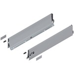 Blum ladezijkant set R+L voor TANDEMBOX Antaro  Hoogte K, incl. afdekkappen  NL: 600 mm  Kleur: Grijs Metallic