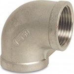 Knie 90° - Fig.90 - RVS - binnen/binnen - 1.1/2"
