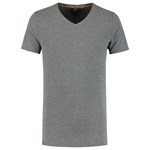 Tricorp T-Shirt V-hals heren - Premium - 104003 - steen grijs - XXL