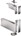 FritsJurgens taatsdeurset - System M+ 40 mm - Klasse C - rond - RVS