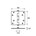 AXA kogellagerscharnier - 102x102mm - Topcoat - 1531-26-23/E