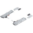 blum TIP-ON BLUMOTION SET eenheid L+R, 35-70kg voor LBX en 60kg voor  MOV, NL 350-750mm, inclusief meenemers en koppelstuk voor synchronisering Kleur: zwart