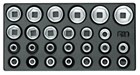 GEDORE dopsleutelset - 1/2"