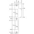 Nemef sluitplaat - pa4000/17 RVS - draairichting 2-4 korte lip