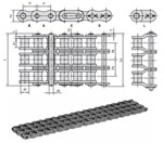 Donghua - Rollenketting - SBSR - Triplex - 5/8" - ANSI - 50-3