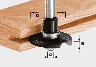 Festool schijfgroeffrees - HW D40X1,5 - 491038