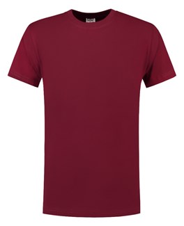 Tricorp T-shirt - Casual - 101002 - wijn rood - maat XS