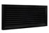 Nedco deurventilatierooster - 545x245mm - zwart - aluminium