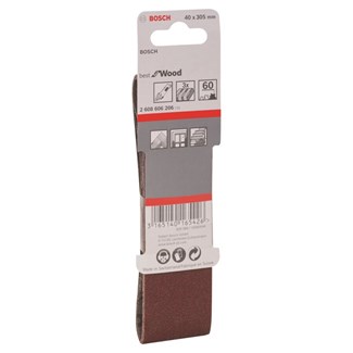 Bosch 3-delige schuurbandset 40 x 305 mm