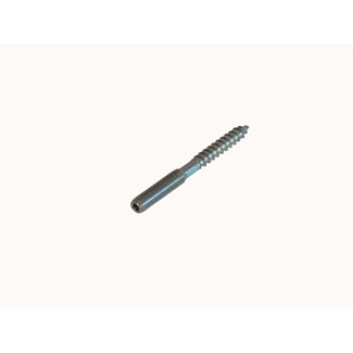 Gebr. Bodegraven stokeind met 6-kant sleutelvlak - torx M8 - 100xØ7mm - verzinkt