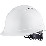 Opsial Headsafe veiligheidshelm met draaiknop wit