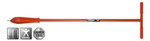 Polet spiraal grondboor met T handvat - ø120 mm x 125 cm