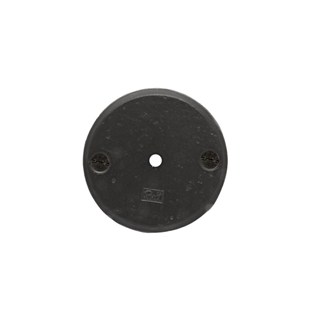Dauby meubelrozet - Pure 50R - verouderd ijzer zwart - 50 mm