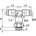 Legris - T-Inschroefkoppeling - vertikaal - 6 mm x 1/8" - BSPP - 3698 06 10