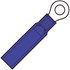 Klemko geisoleerde ringkabelschoen - HSK2543R - M4 - 27 A - 1.04-2.63 mm² - waterdicht - blauw