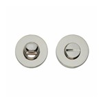 Intersteel toilet-/badkamersluiting met rond rozet - Ø 52 mm - nikkel