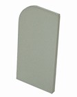 Berma decor profiel voor greeploze keukens - eindkap links L-vorm - aluminium geanodiseerd - 566447LS
