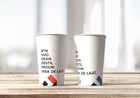 Drinkbekers van karton [100x] - DC Netherlands - 180cc