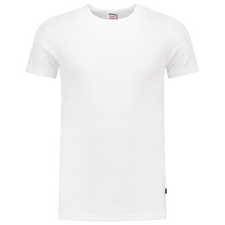 Tricorp T-Shirt elastaan fitted - 101013 - wit - 3XL