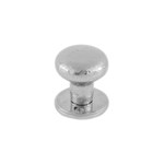 Dauby deurknop op rozet - Pure PHR / 50 - wit brons - 45 mm