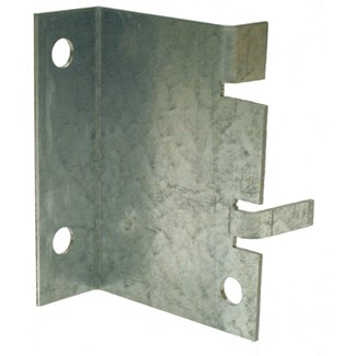 Gebr. Bodegraven muurplaatmontageplaat - 120x2,5mm - verzinkt
